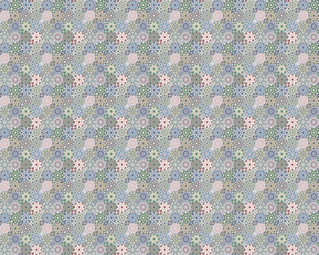 Toilettenrückwand Patchwork