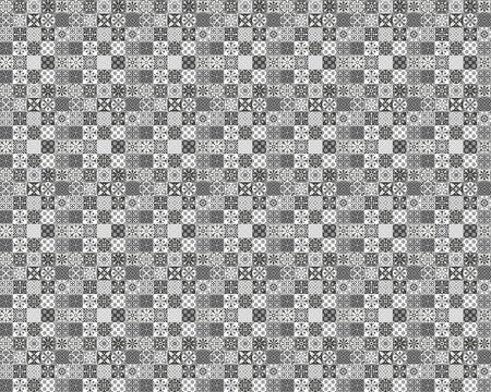 Toilettenrückwand Patchwork