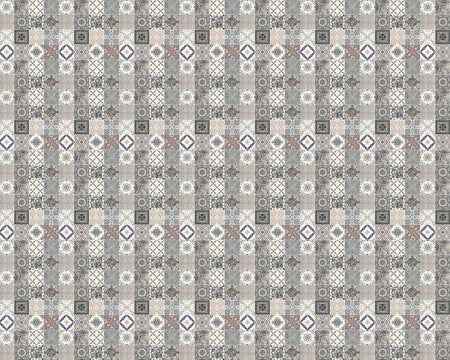 Toilettenrückwand Patchwork