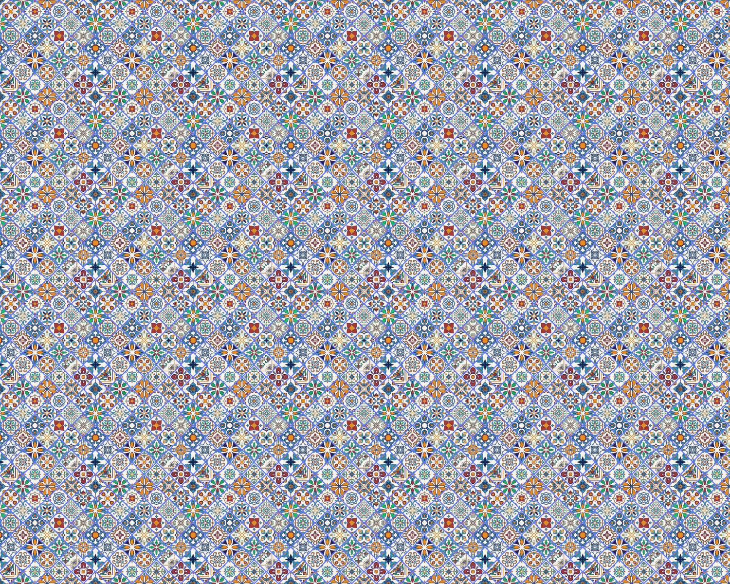 Toilettenrückwand Patchwork
