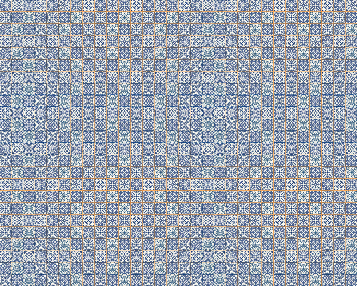 Toilettenrückwand Patchwork