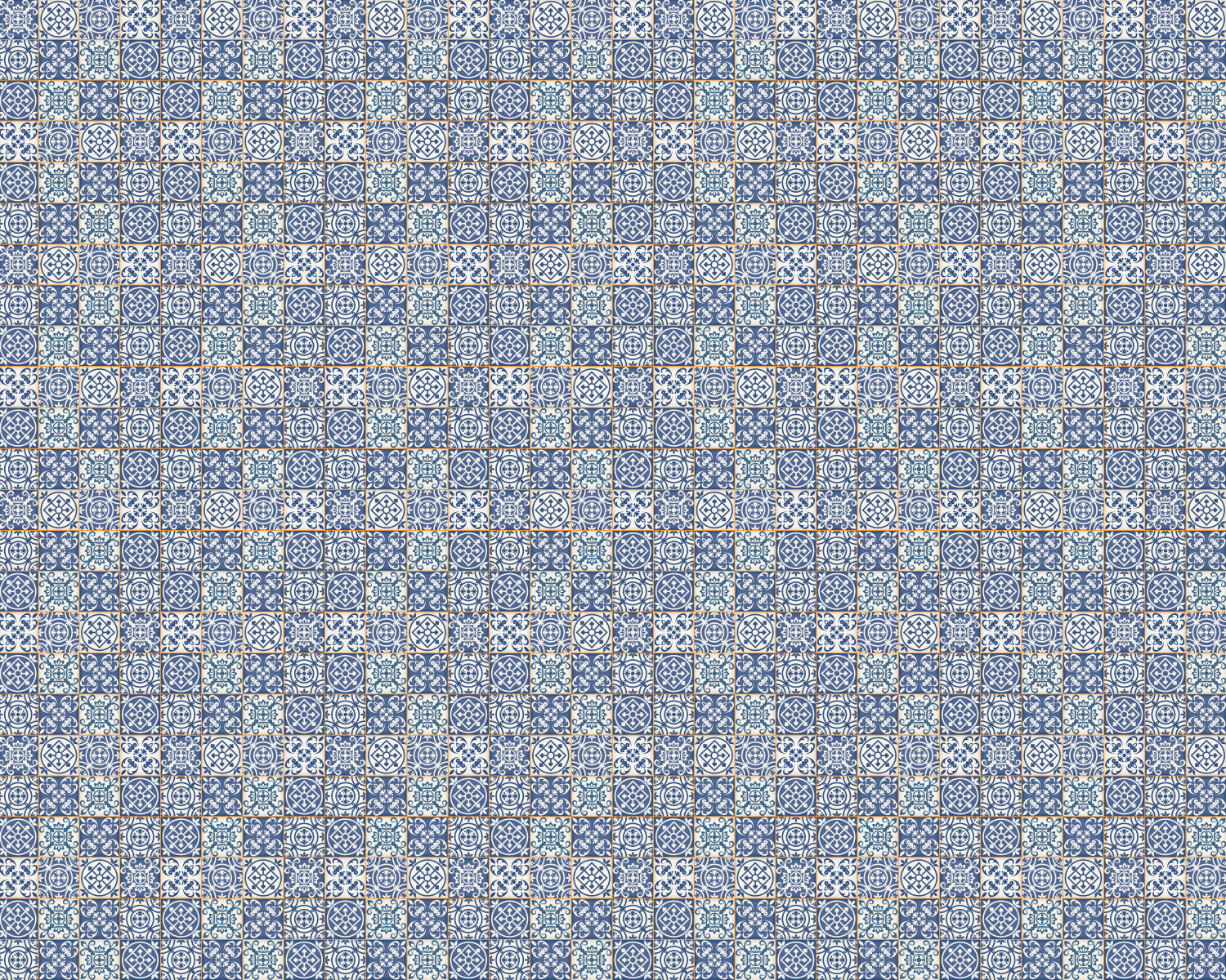 Toilettenrückwand Patchwork