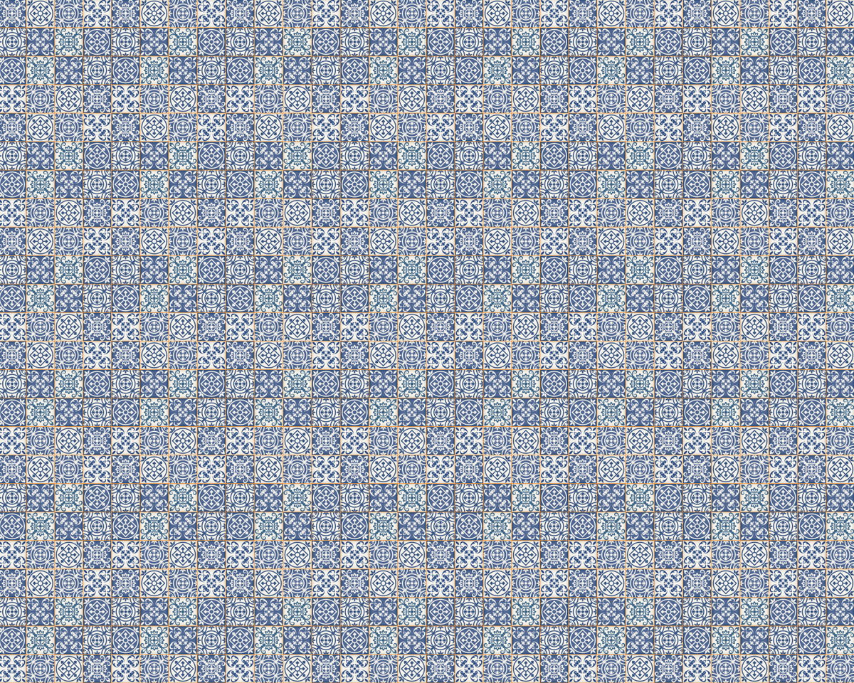 Toilettenrückwand Patchwork
