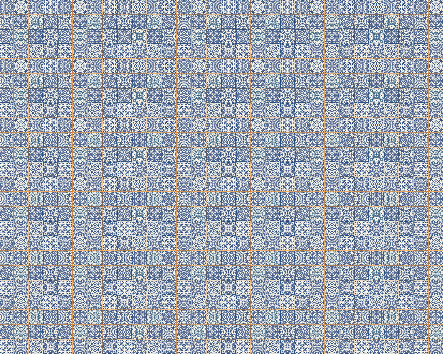 Toilettenrückwand Patchwork