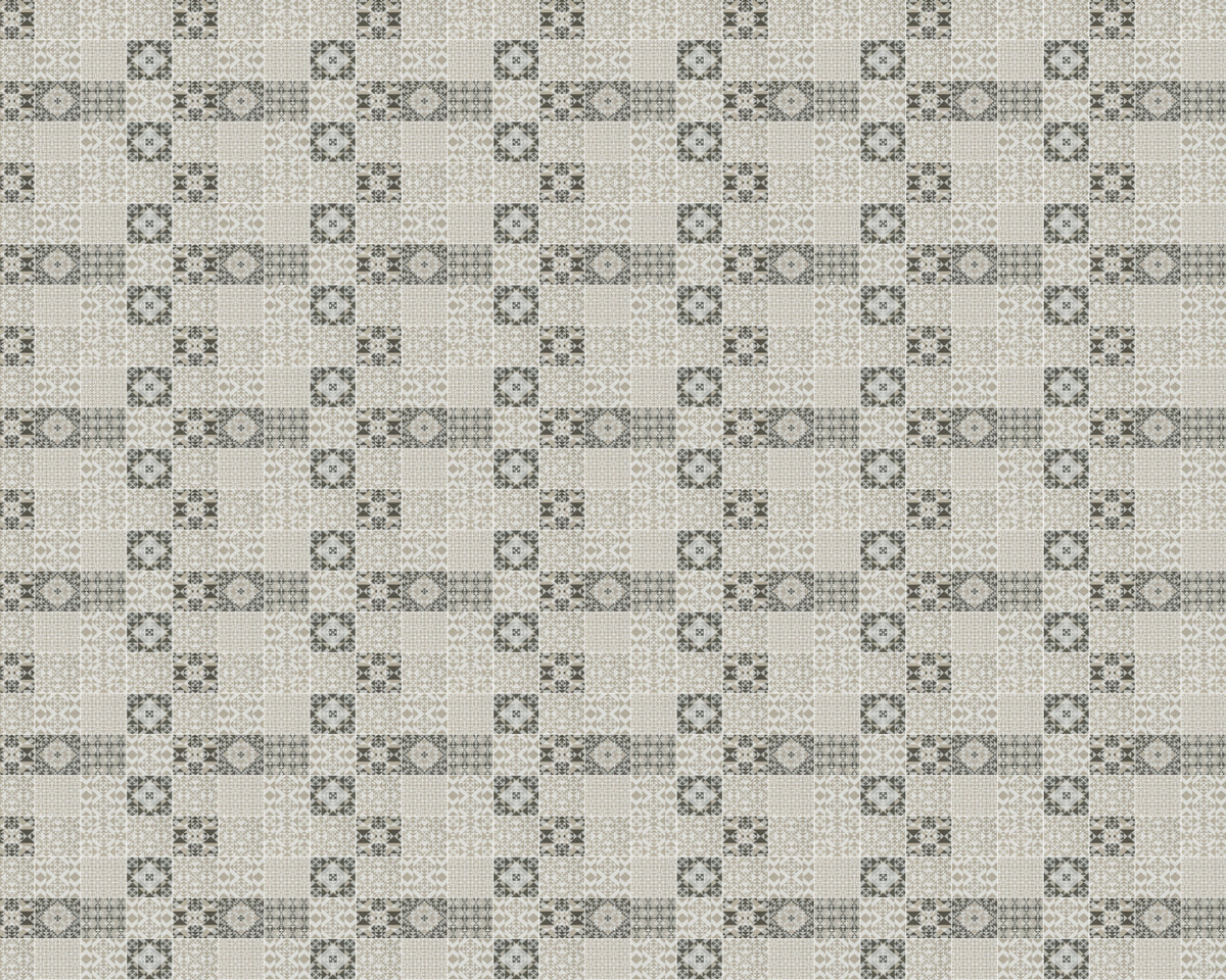 Toilettenrückwand Patchwork