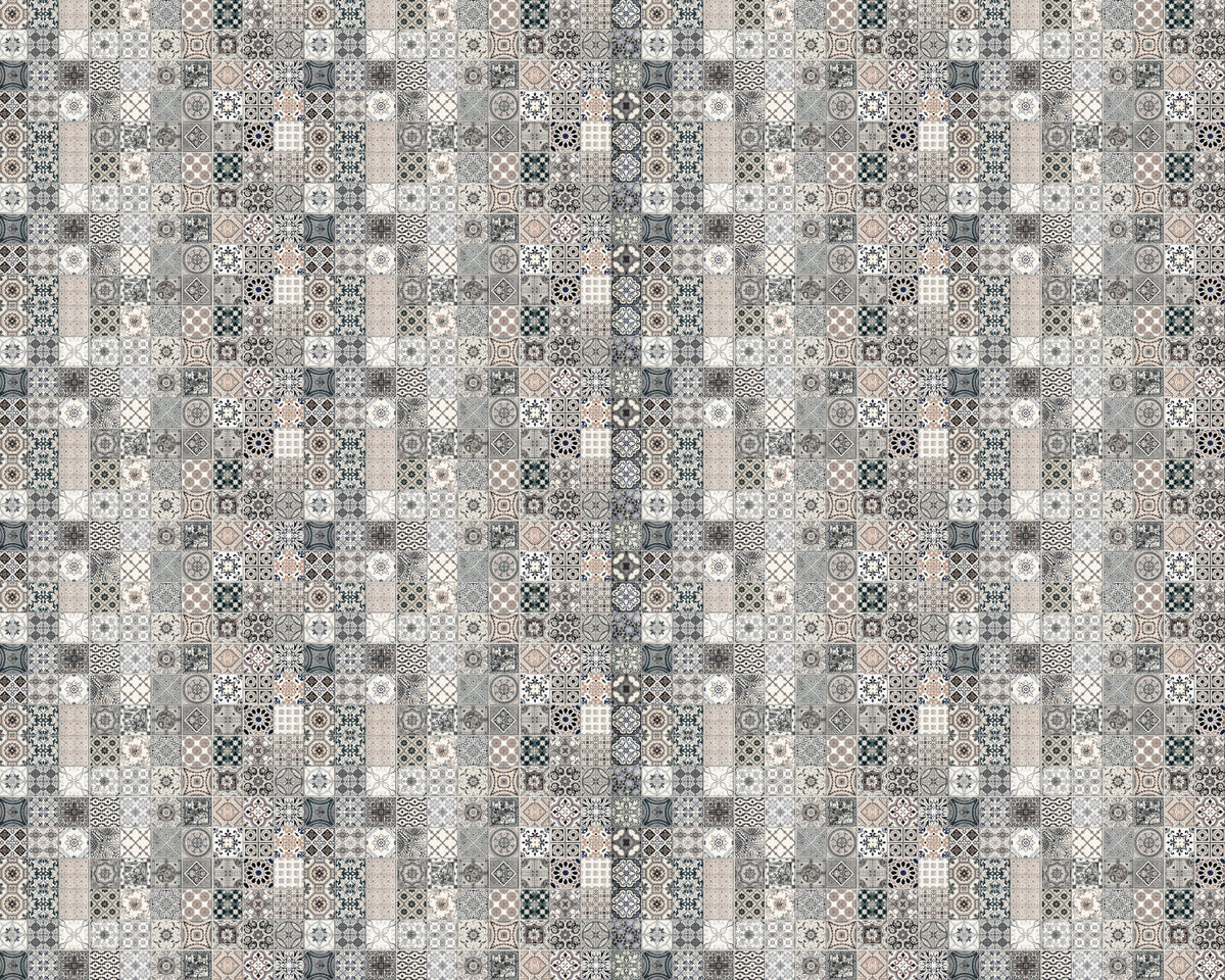 Toilettenrückwand Patchwork