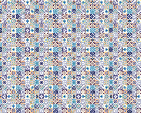 Toilettenrückwand Patchwork