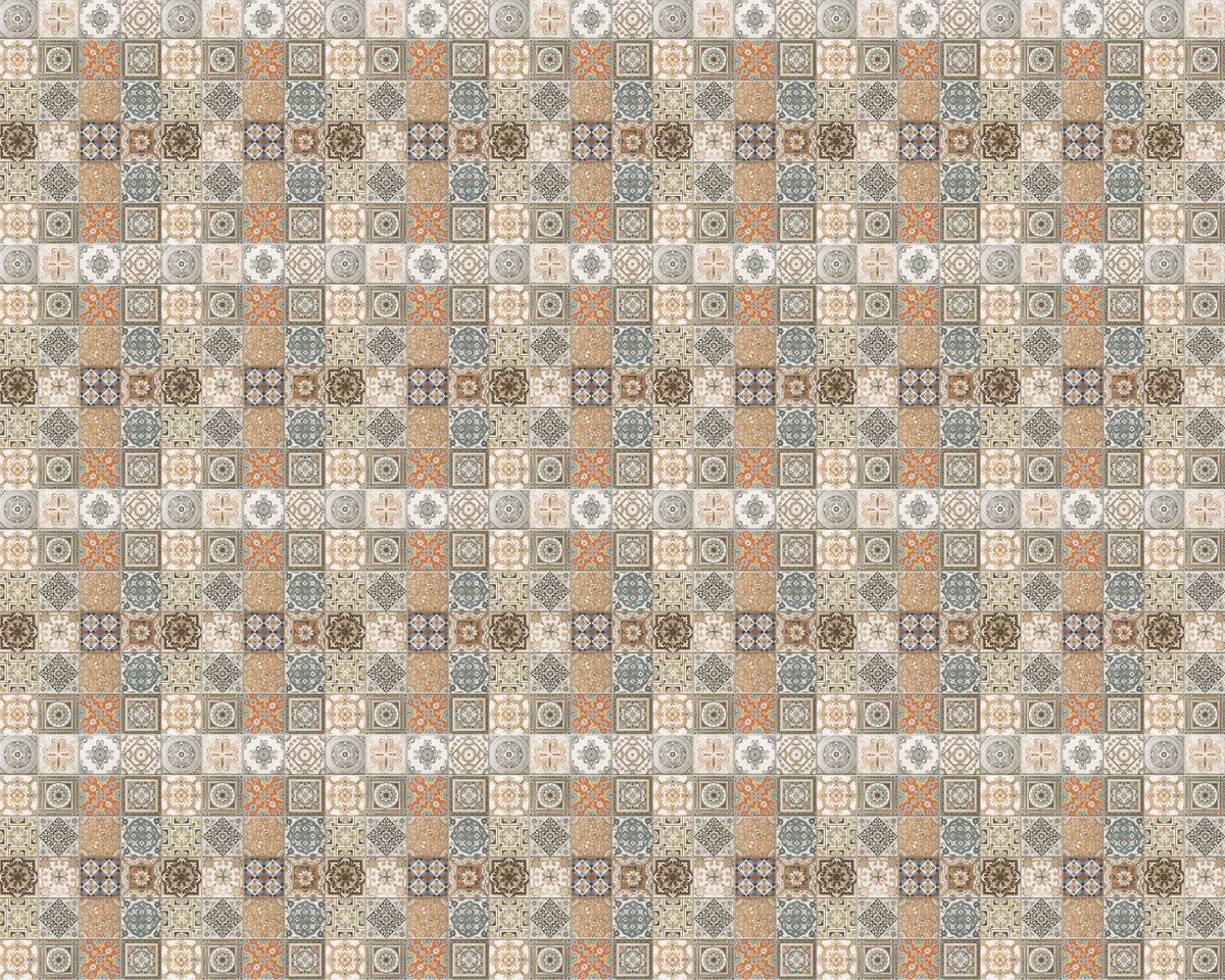 Toilettenrückwand Patchwork