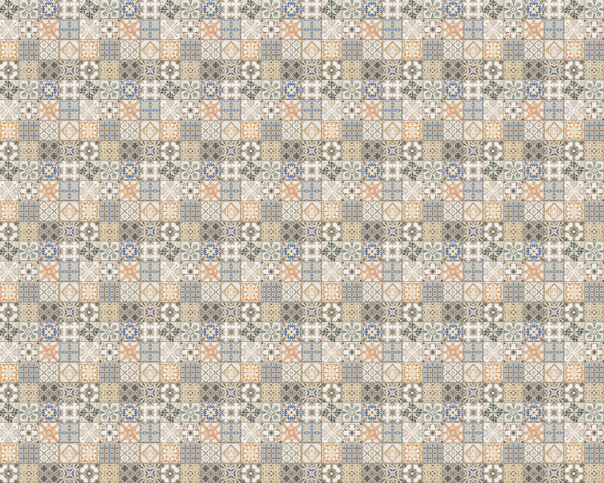 Toilettenrückwand Patchwork