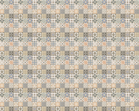 Toilettenrückwand Patchwork