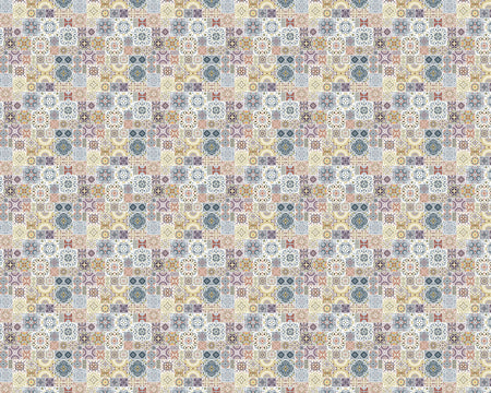 Toilettenrückwand Patchwork