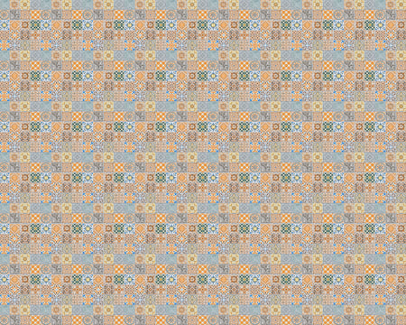Toilettenrückwand Patchwork