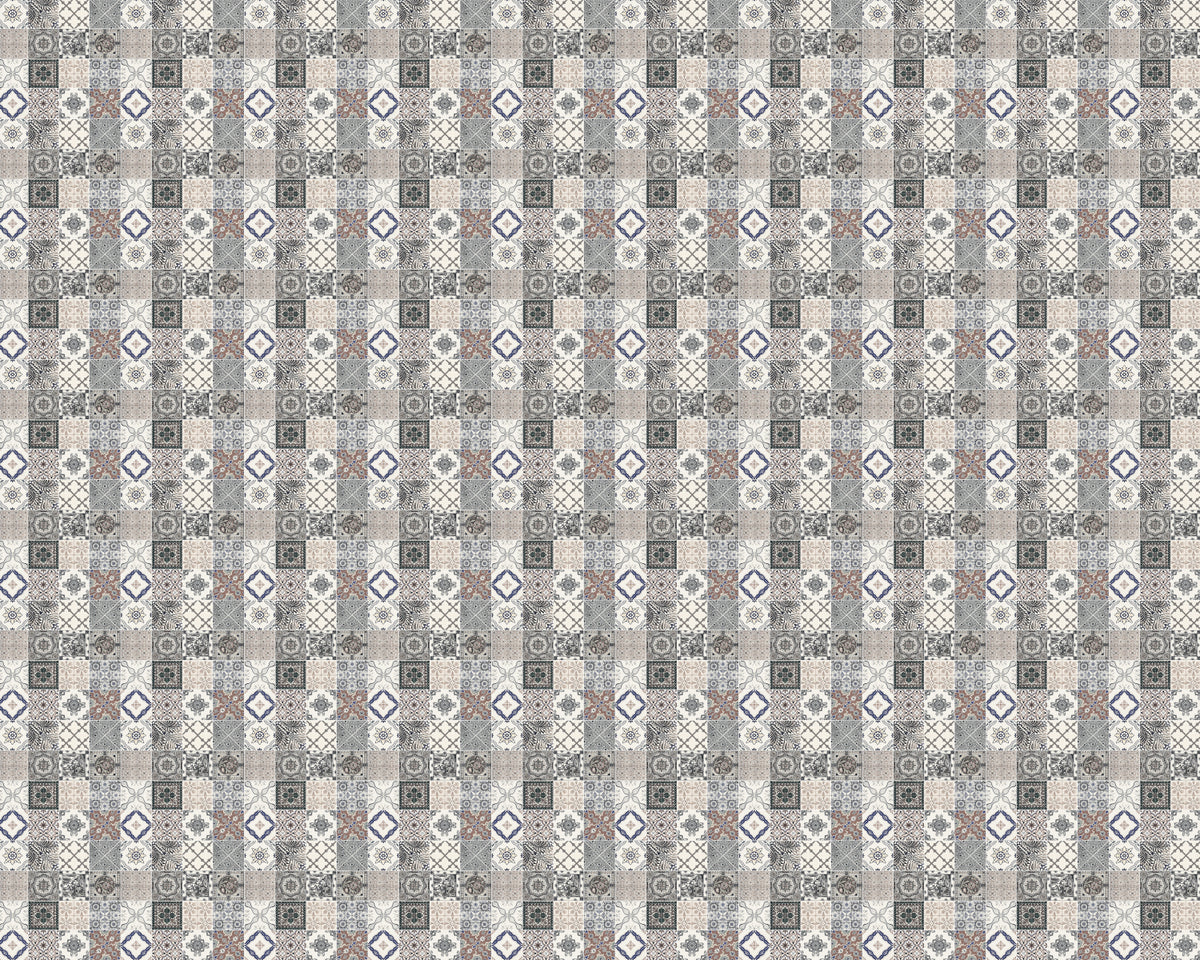Toilettenrückwand Patchwork