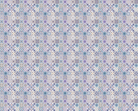 Toilettenrückwand Patchwork