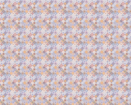 Toilettenrückwand Patchwork
