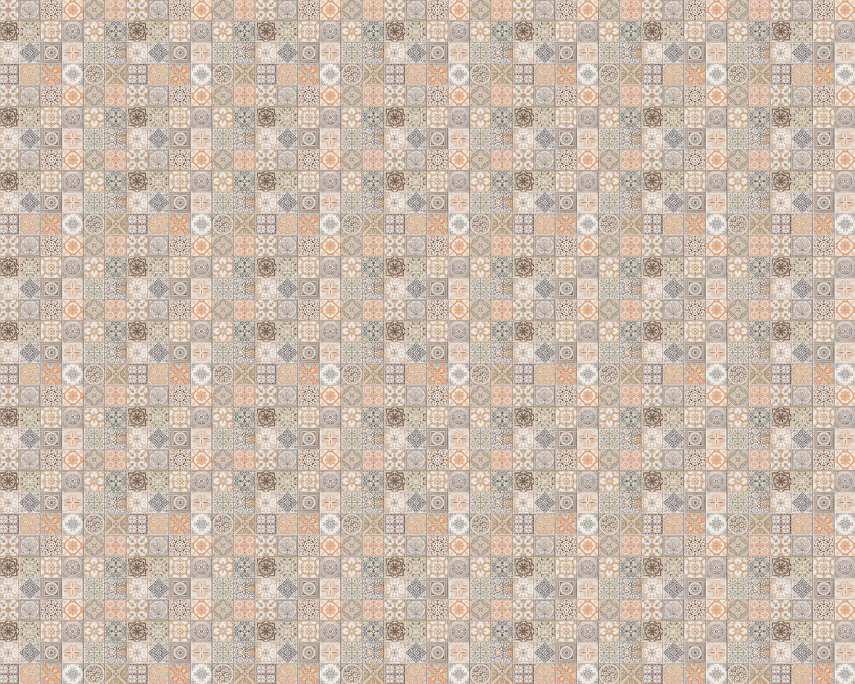 Toilettenrückwand Patchwork