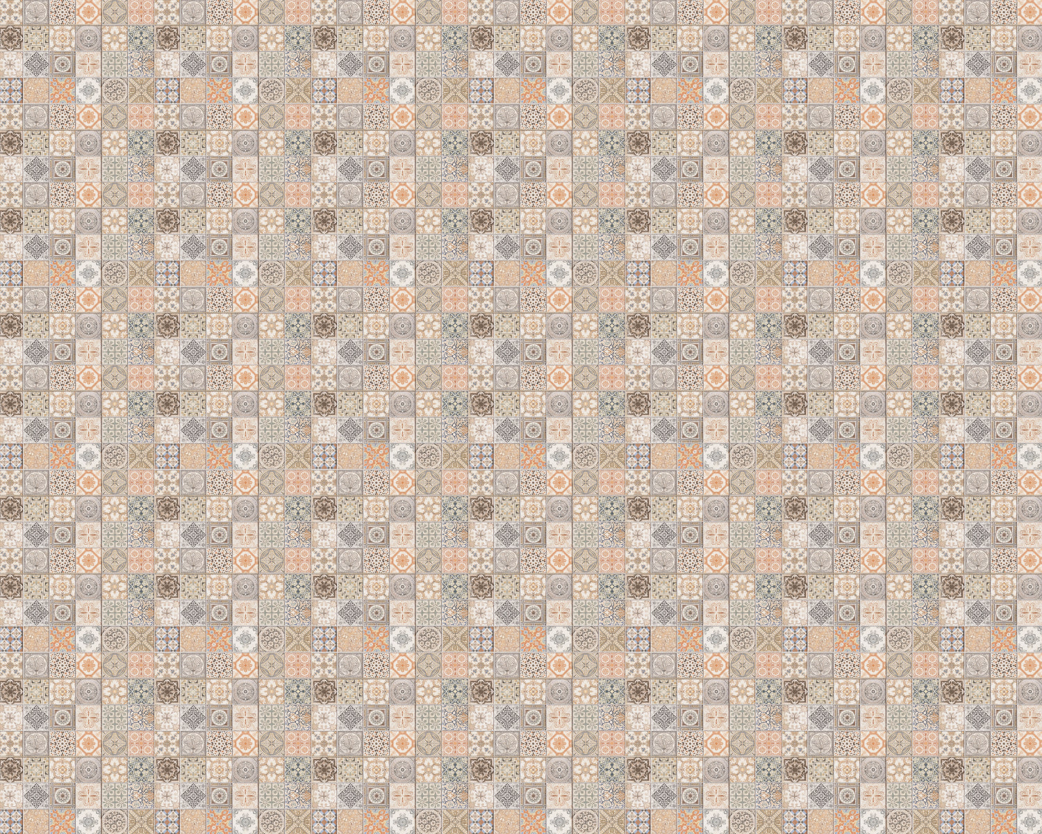 Toilettenrückwand Patchwork