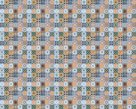 Toilettenrückwand Patchwork