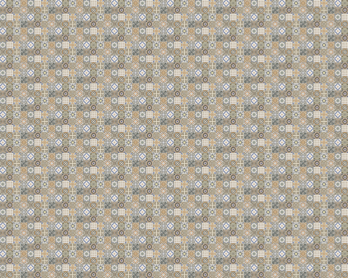 Toilettenrückwand Patchwork