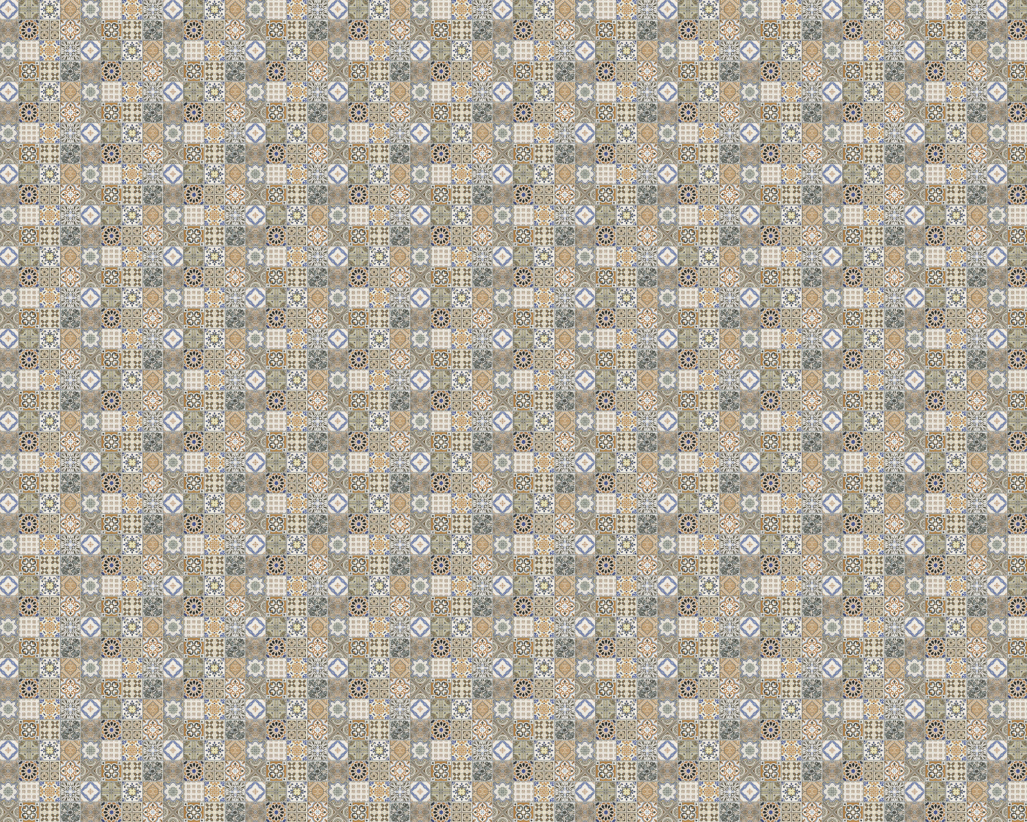 Toilettenrückwand Patchwork