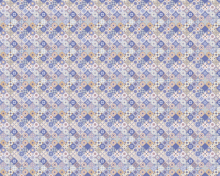 Toilettenrückwand Patchwork