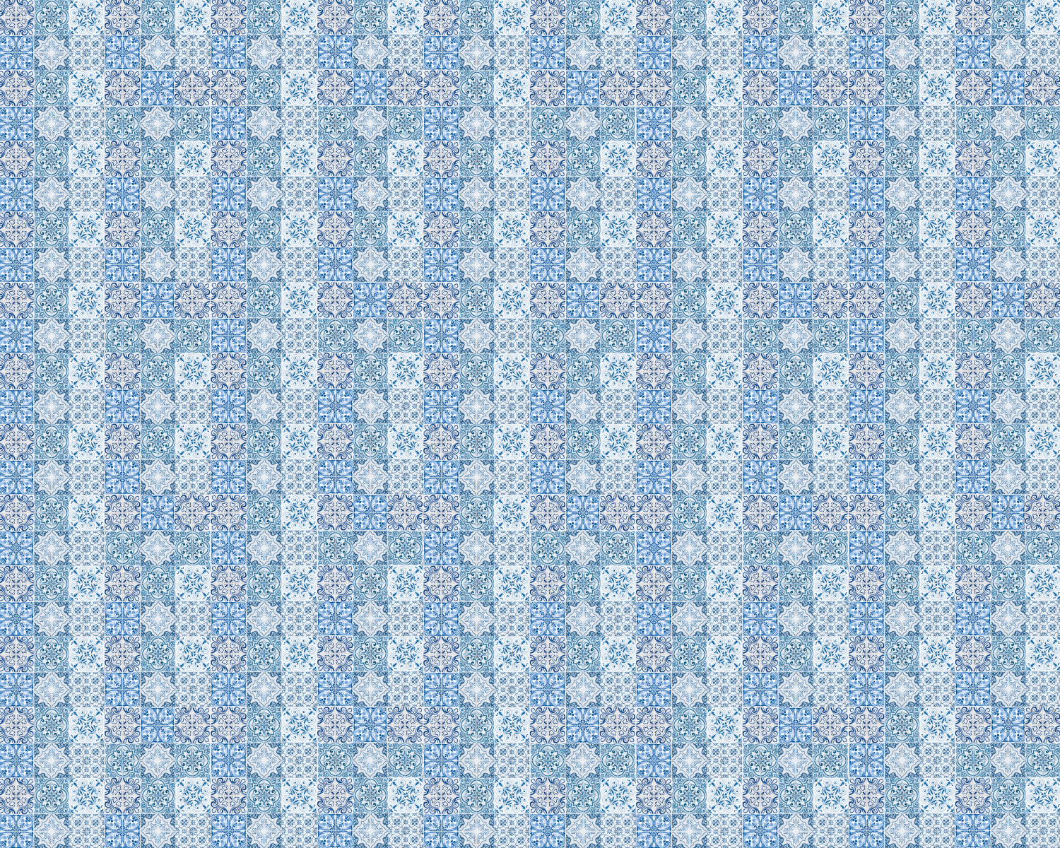 Toilettenrückwand Patchwork