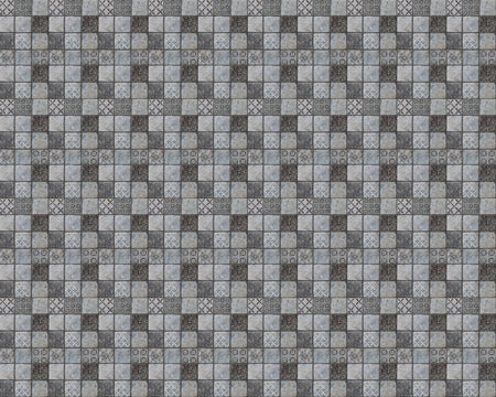 Toilettenrückwand Patchwork