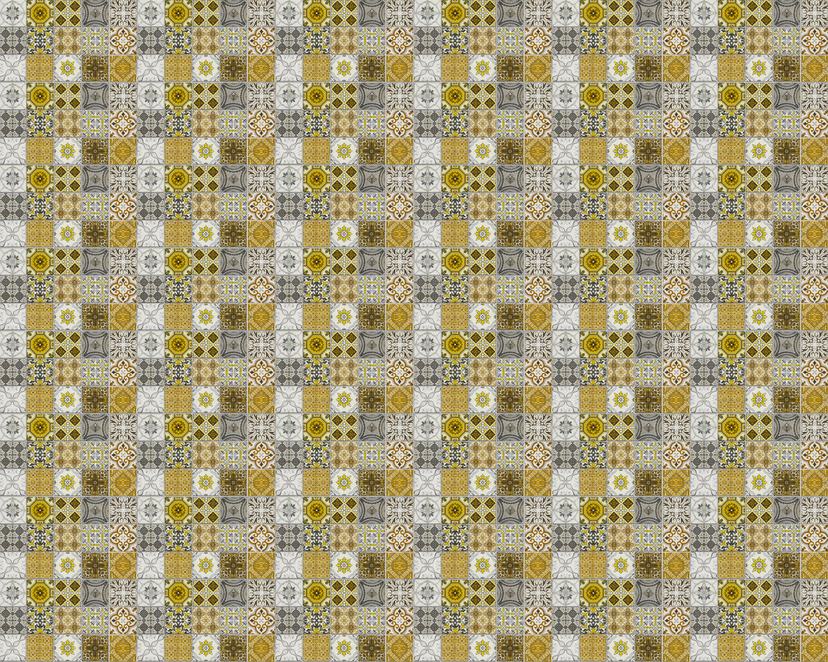 Toilettenrückwand Patchwork