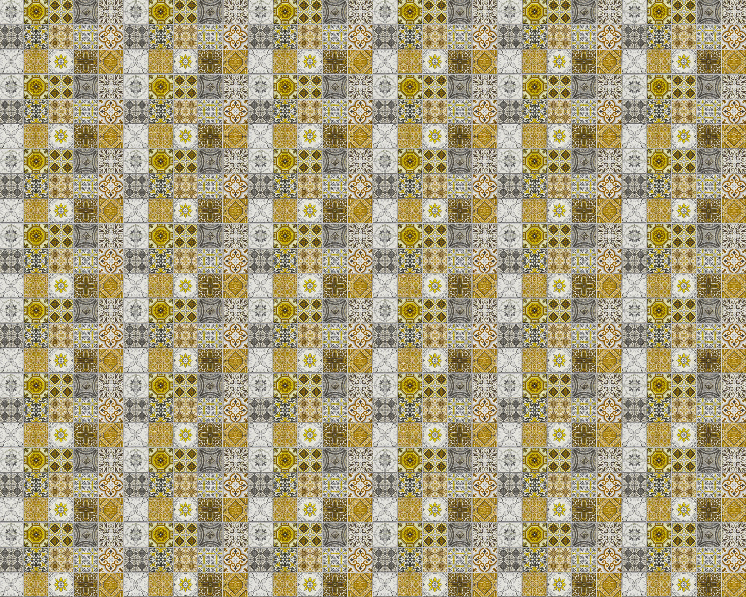 Toilettenrückwand Patchwork
