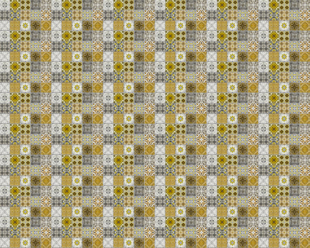 Toilettenrückwand Patchwork