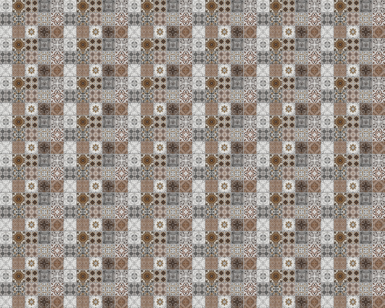 Toilettenrückwand Patchwork
