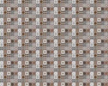 Toilettenrückwand Patchwork