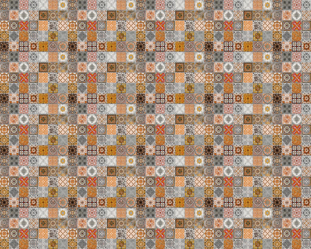 Toilettenrückwand Patchwork