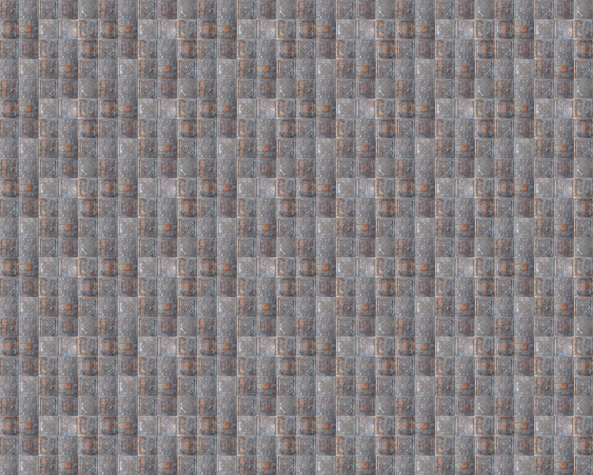 Toilettenrückwand Patchwork