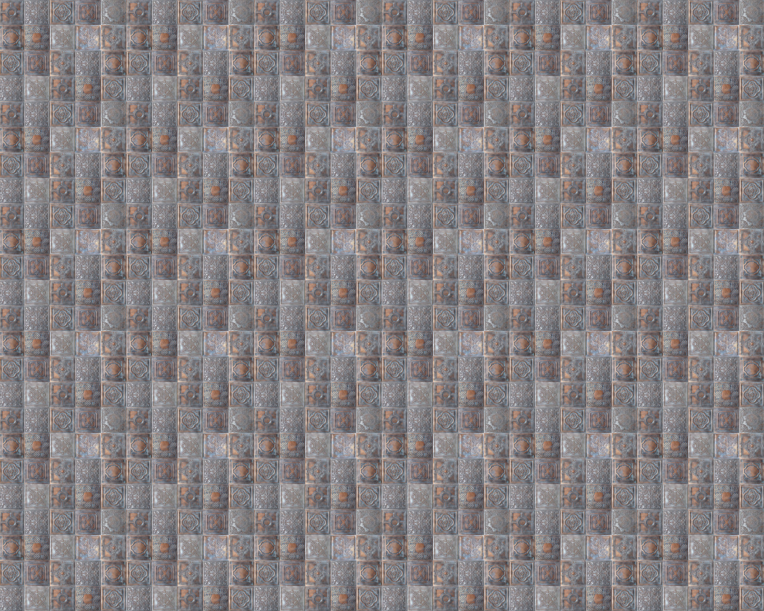 Toilettenrückwand Patchwork