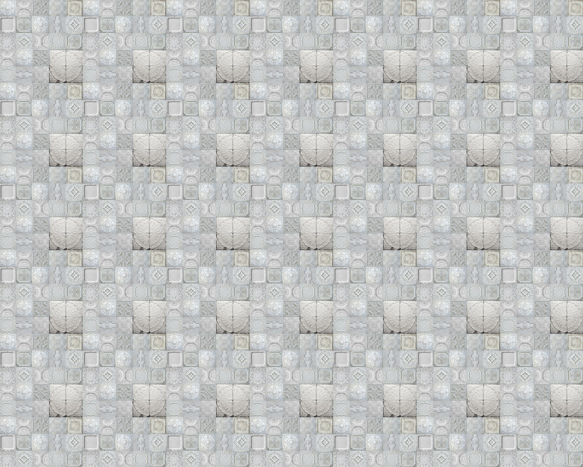 Toilettenrückwand Patchwork