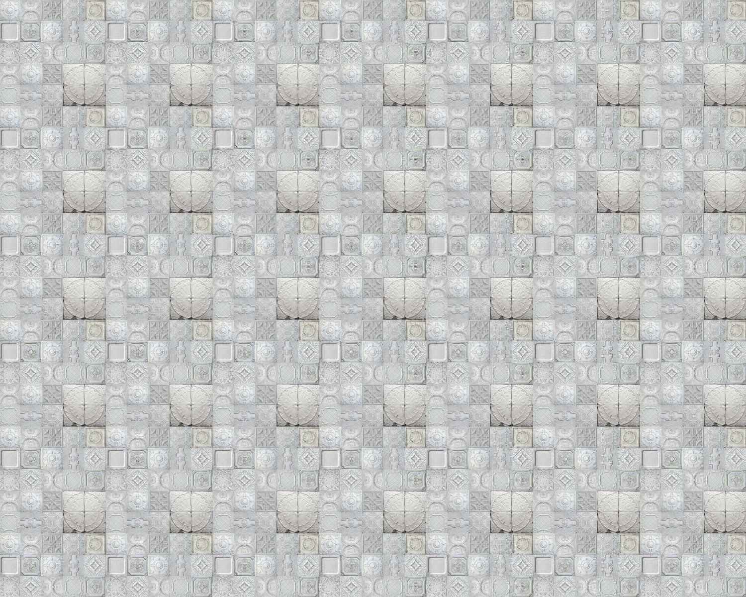Toilettenrückwand Patchwork