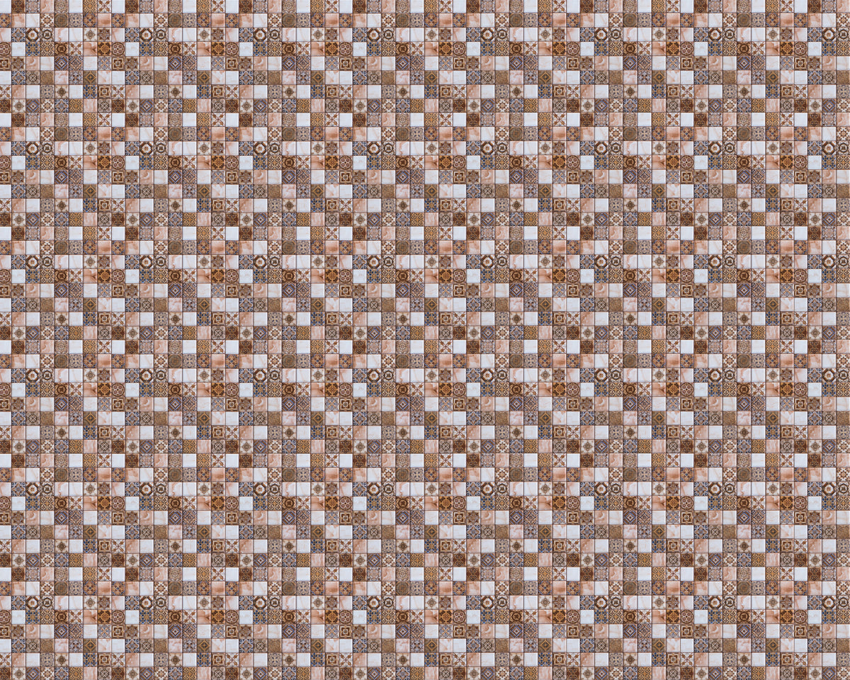Toilettenrückwand Patchwork