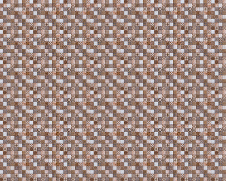 Toilettenrückwand Patchwork