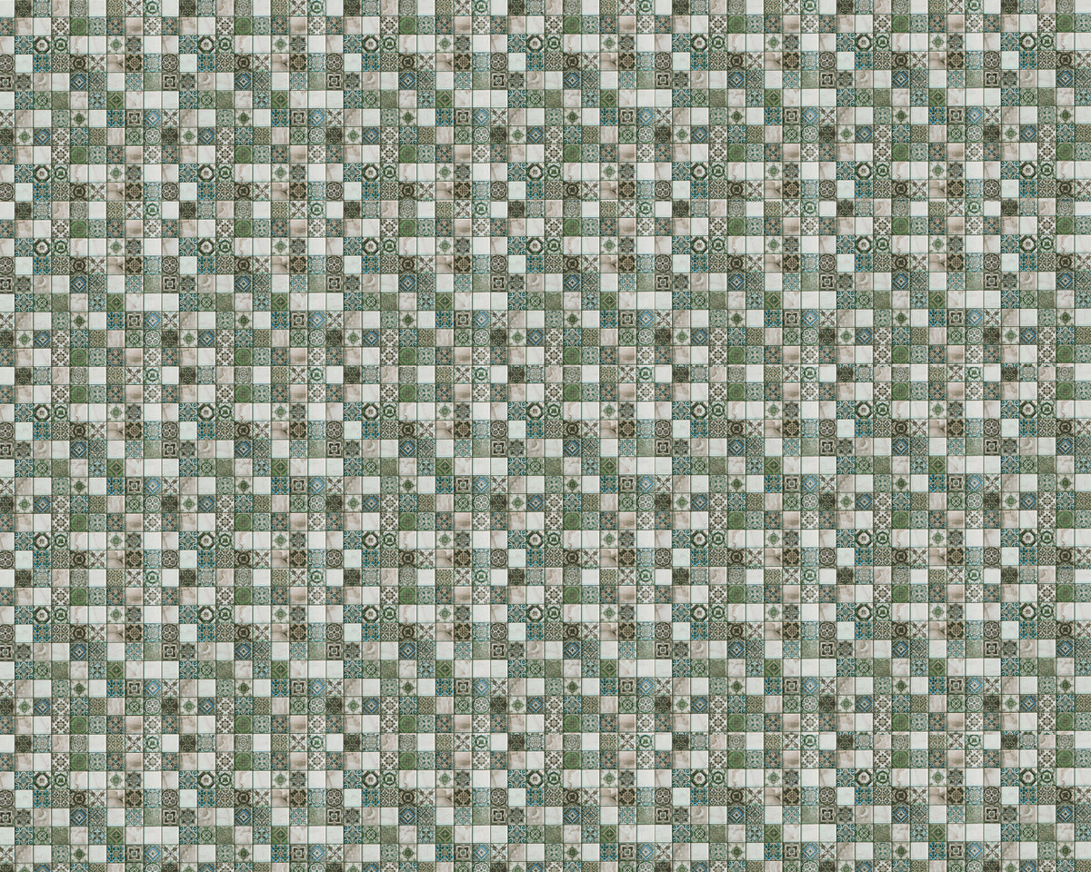 Toilettenrückwand Patchwork
