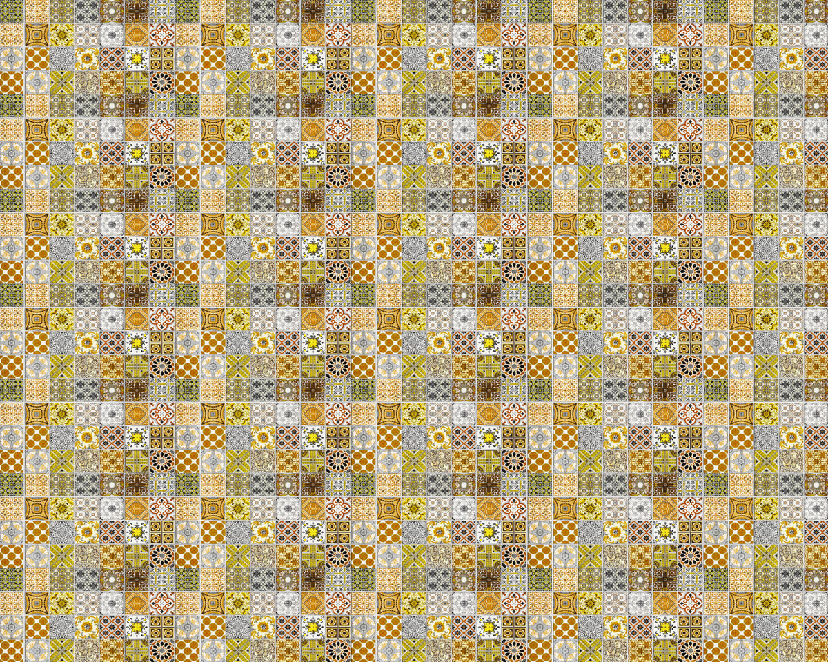 Toilettenrückwand Patchwork