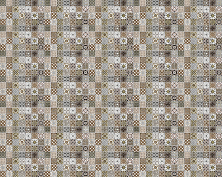 Toilettenrückwand Patchwork