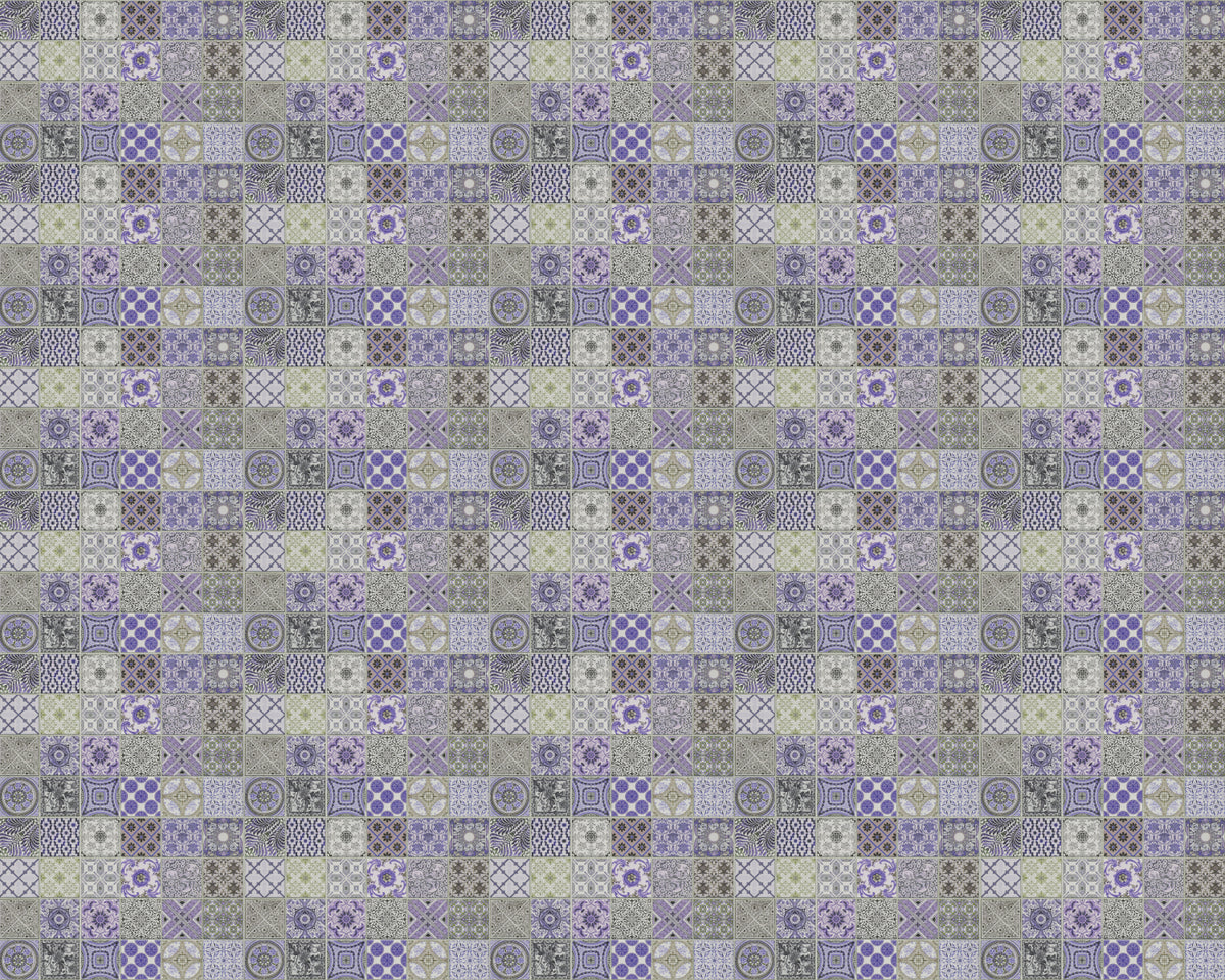 Toilettenrückwand Patchwork