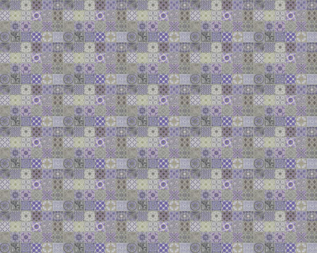 Toilettenrückwand Patchwork