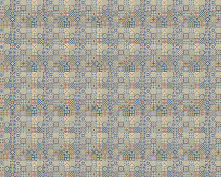 Toilettenrückwand Patchwork