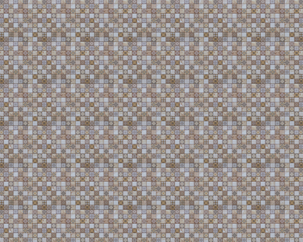 Toilettenrückwand Patchwork