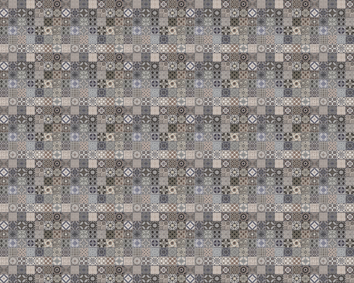 Toilettenrückwand Patchwork