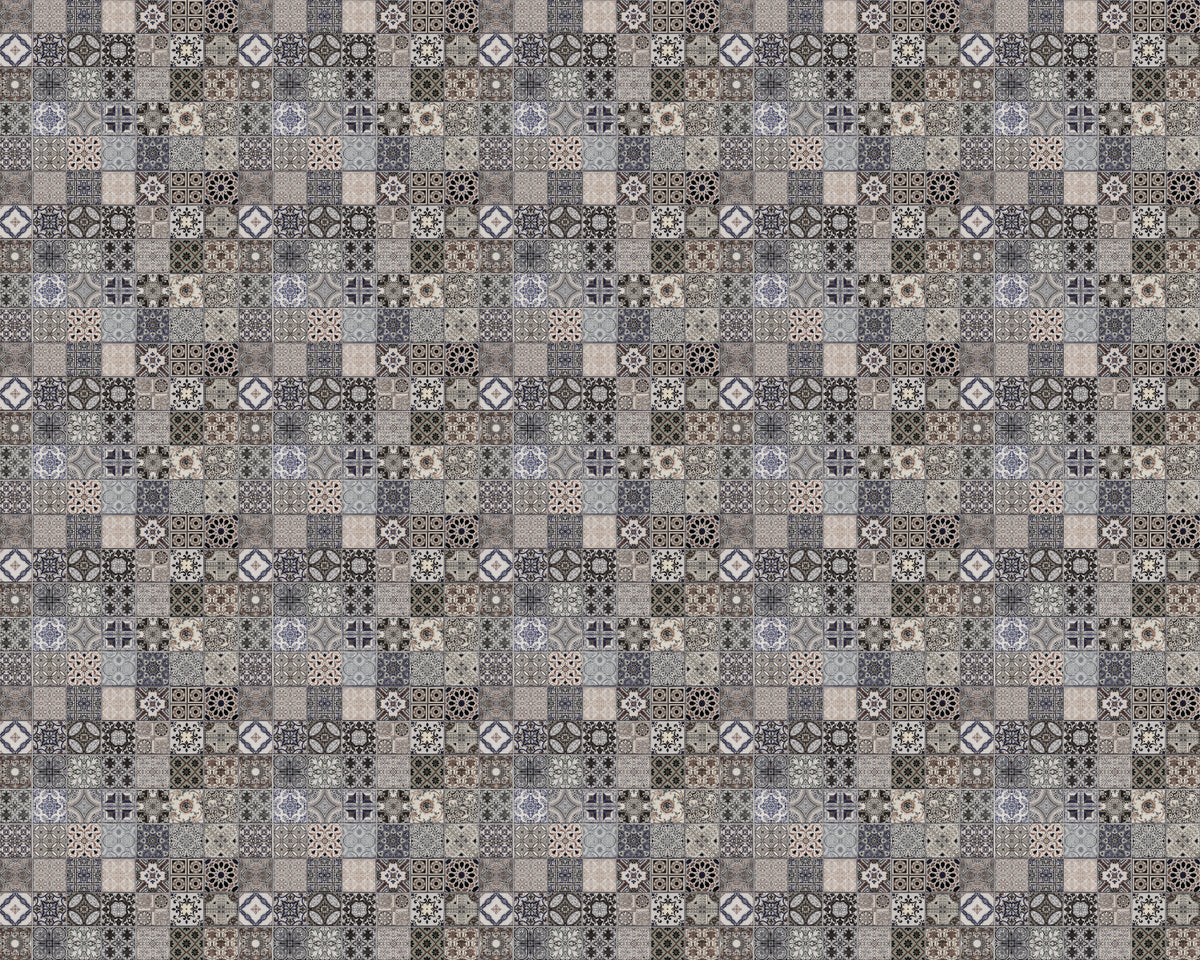 Toilettenrückwand Patchwork
