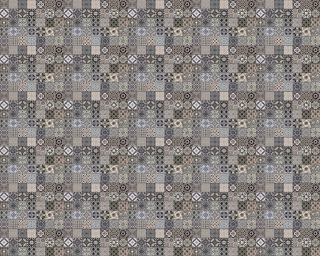 Toilettenrückwand Patchwork
