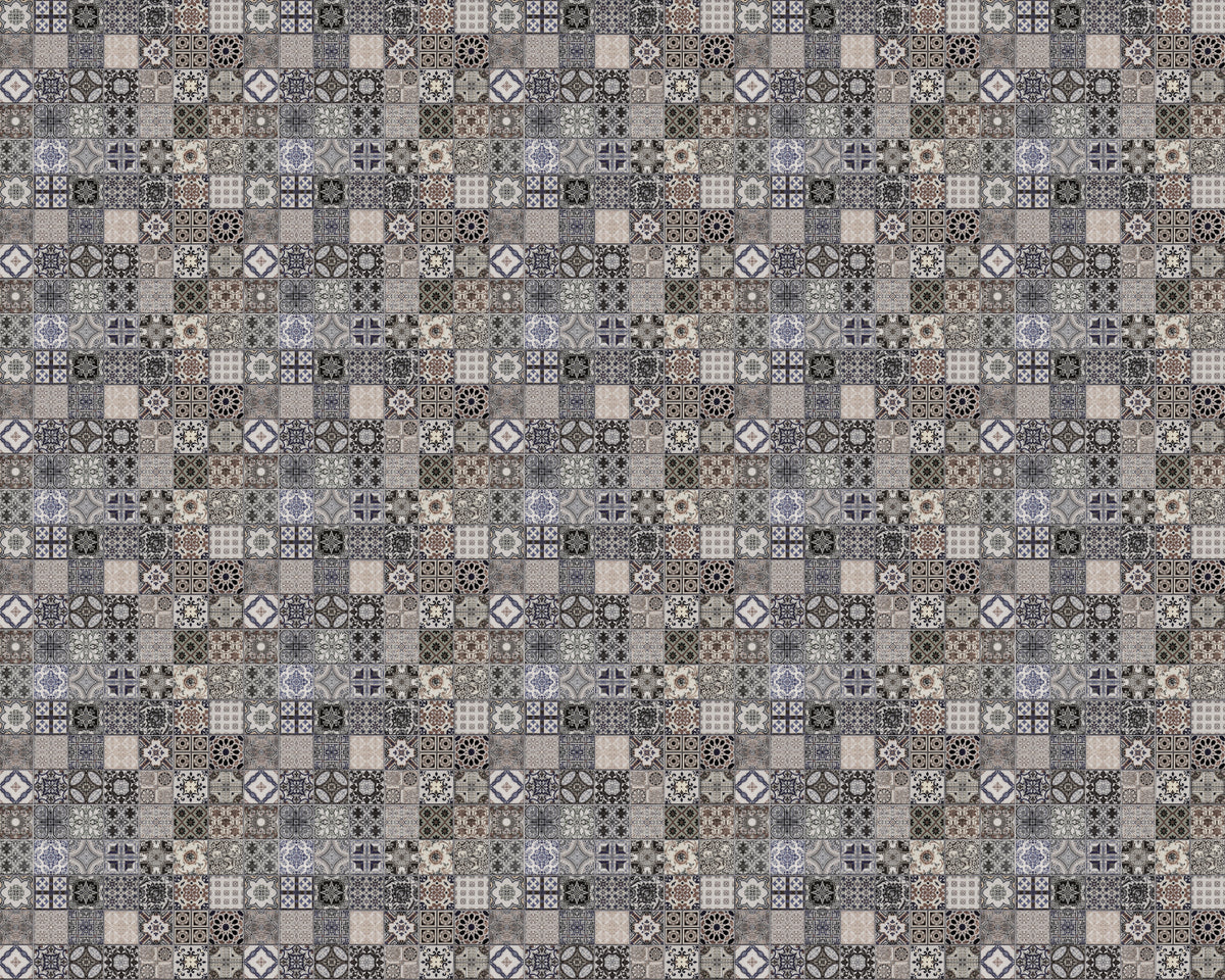 Toilettenrückwand Patchwork